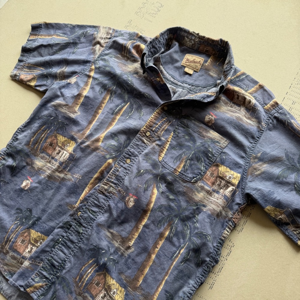 Vintage Woolrich‎ Surf Button Down Shirt